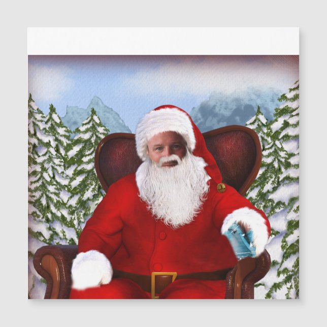 Santa personalizada Añadir tu foto (Anverso)
