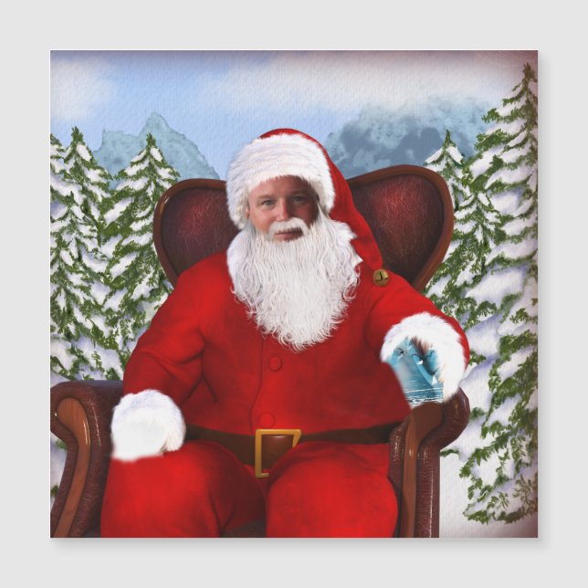 Santa personalizada Añadir tu foto (Anverso)