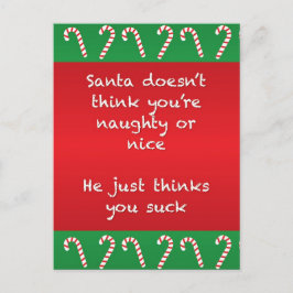 Santa piensa que te has metido con una tarjeta pos