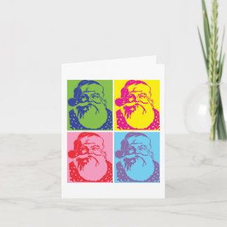 Santa Pop art Feliz Navidad