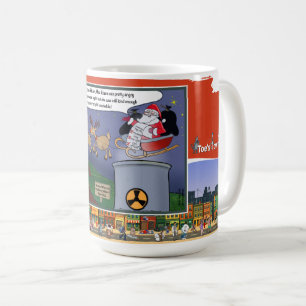 Santa Radioactivo Taza de café clásica de Navida