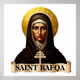 Santa Rafqa, Monja Maronita, Póster de 40" x 40"