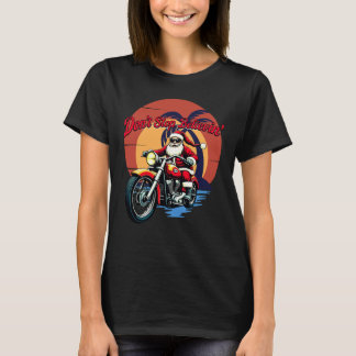 Santa se va a la camiseta de los Navidades