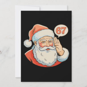 Santa Seis Siete 6 7 67 Navidad Divertida Xmas Mem