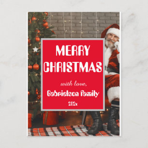 santa simple y elegante navidad familiar personali
