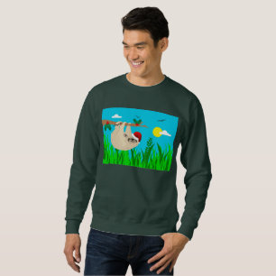 santa sloth xmas navidades de sudadera