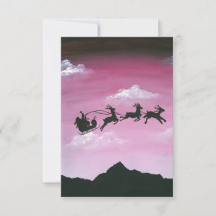 Santa sobre el Monte Cook de Aoraki