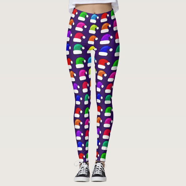 santa sombreros leggings (Anverso)