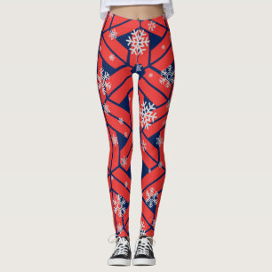 Santa Sra Claus Cute Navidades divertidos Legging