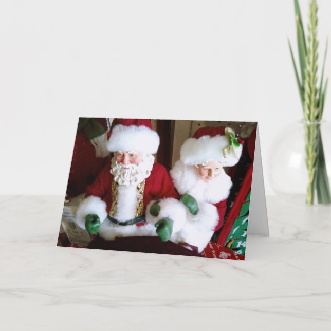 SANTA/SRA. CLAUS DICEN MERRY NAVIDAD (Anverso)