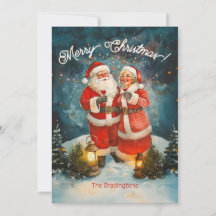 Santa Sra. Claus Feliz Navidad