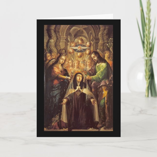 santa teresa de la tarjeta de avila (Anverso)