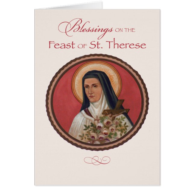 Santa Teresa de las Bendiciones del Día de la Fies (Frente)