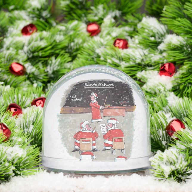 Santa Test snow globe (Navidad)