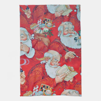 Santa, toalla de cocina del navidad
