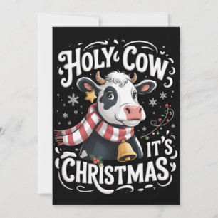 Santa Vaca Es Navidad Amante de las Vacas Divertid