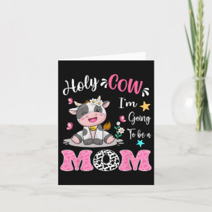 Santa Vaca Voy a Ser Mamá Anuncio de Embarazo