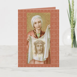 Santa Verónica de Jerusalén (JM 60) Tarjeta de Fel