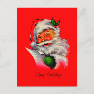 Santa vintage navidad retro Clásico tradicional
