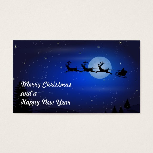 Santa Voladora y sus renos (Frente)