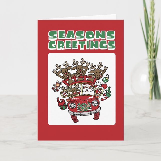 Santa Woody y su dibujo animado del navidad del (Anverso)
