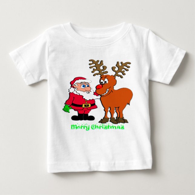Santa y camisetas y regalos (Anverso)