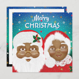 Santa y Claus, afroamericanos