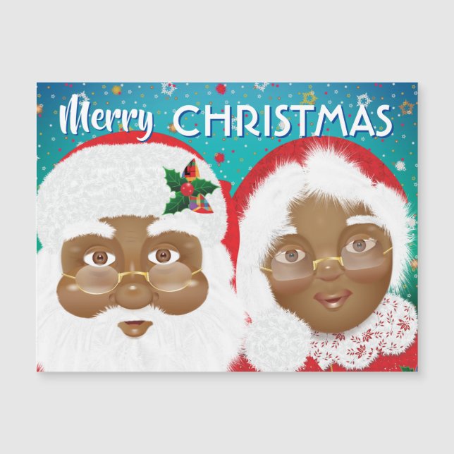 Santa y Claus, afroamericanos (Anverso)