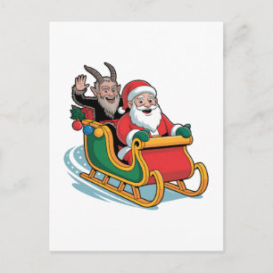 Santa y Krampus Navidad Oscura de Terror Navidades