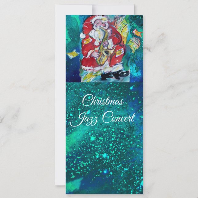 SANTA Y SAX, PROGRAMA DE CONCIERTO FIESTA DE NAVID (Anverso)