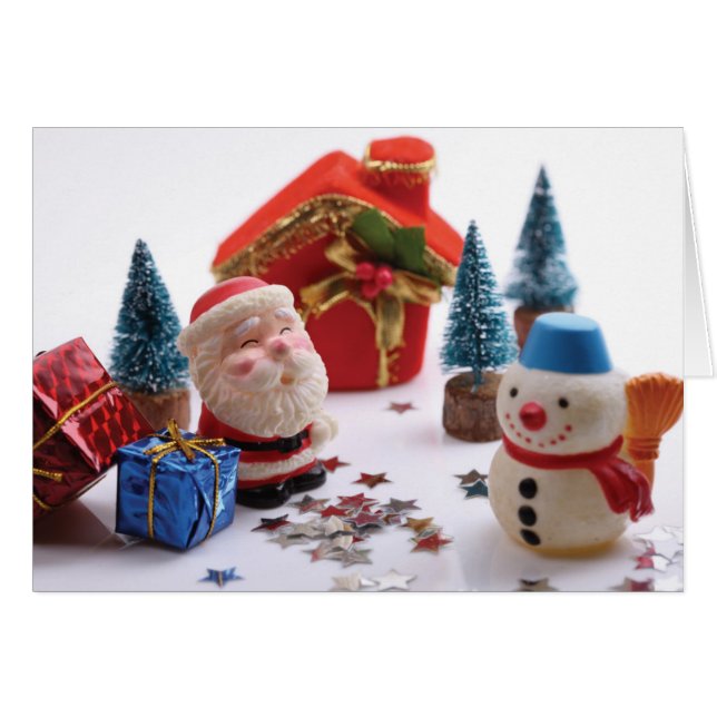 Santa Y Snowman (Anverso (Horizontal))