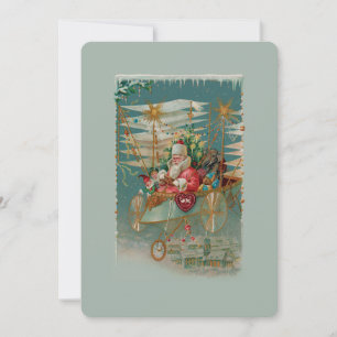 Santa y su invitación asombrosa de la máquina de