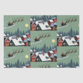 Santa y su papel de envolver de Sleigh