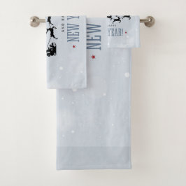 Santa y sus Navidades de Silhouette de renos volad