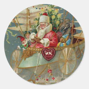 Santa y sus sorprendentes Pegatinas de las máquina