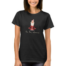 Santa Yoga Tee | Camiseta divertida para Navidades