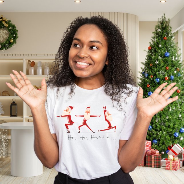 Santa Yoga Tee | Camiseta Navidad (Subido por el creador)