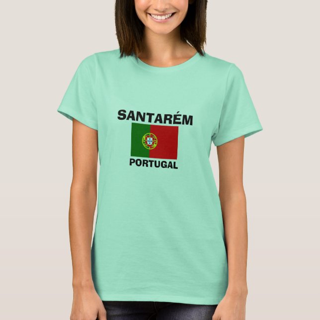 Santarém* Camisa Santarém con bandera de Portugal (Anverso)