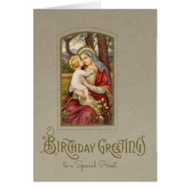 Santísima Virgen María Vintage Religiosa