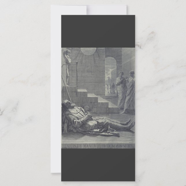 Santo Alexius de Roma Humildad Sagrada Arte (Anverso)