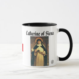SANTO CATHERINE* de la taza de Siena