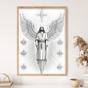 Santo Espíritu Imprimir, Arte Bíblico de Pentecost