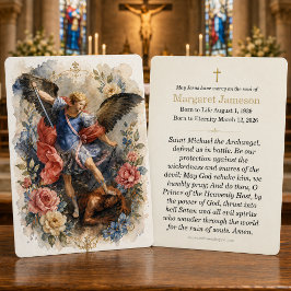 Santo Funeral Memorial Santa Oración