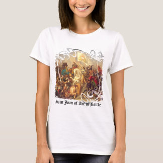 Santo Juana de Arco en la camiseta ligera de las
