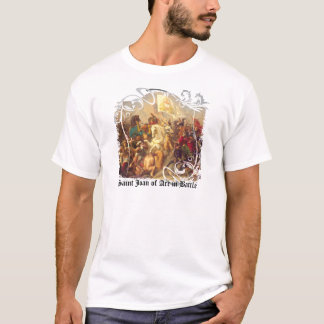 Santo Juana de Arco en la camiseta ligera de los