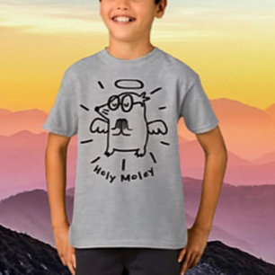 Santo Moly   Camiseta Divertida para Niños Ángel M