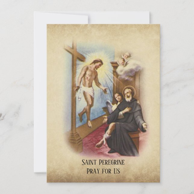 Santo Padre Peregrino de los pacientes con cáncer (Anverso)