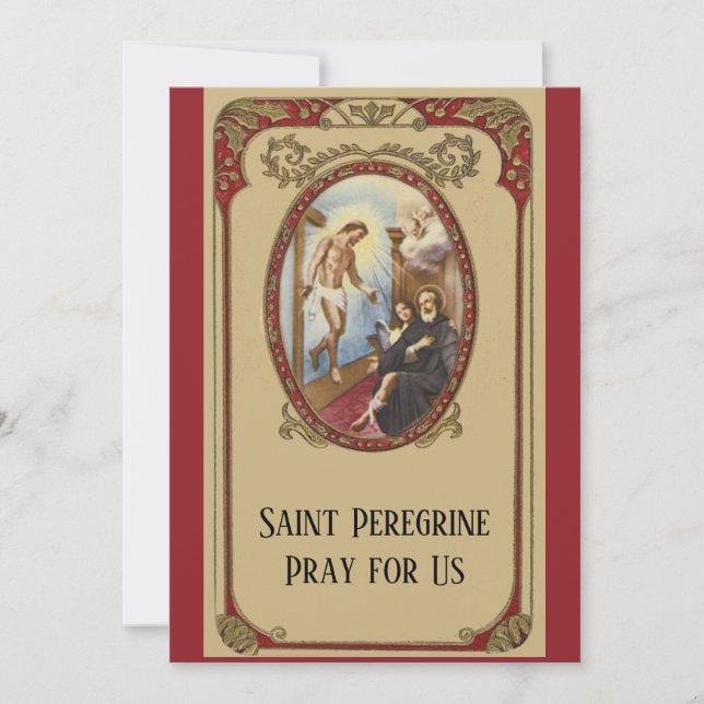 Santo Padre Peregrino de los pacientes con cáncer (Anverso)