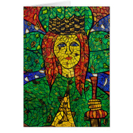 Santo patrón de St Dymphna de la depresión y de la