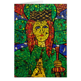 Santo patrón de St Dymphna de la depresión y de la